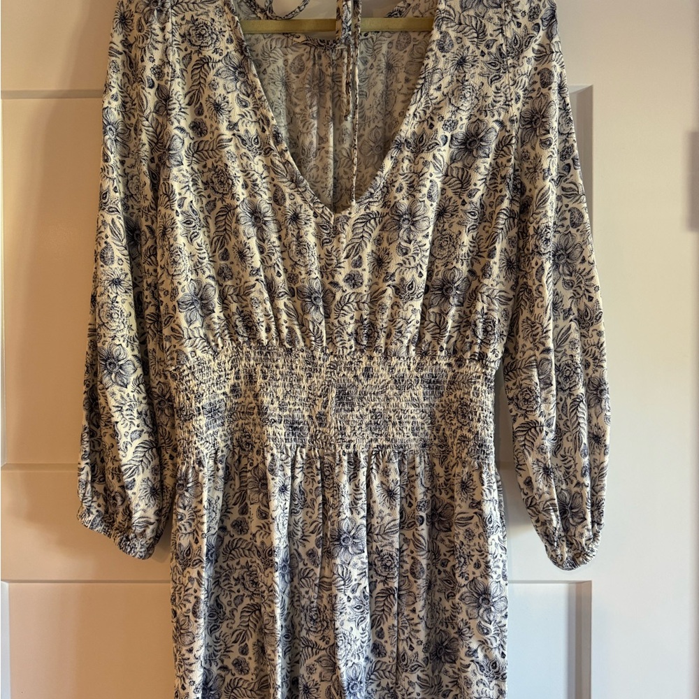 Splendid x Cella Jane Printed Smock Waist Romper - Picture 8 of 11